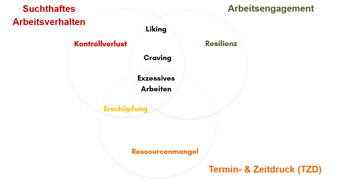 Nomologisches Netzwerk des suchthaften Arbeitsverhaltens